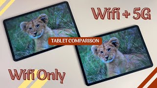 Wifi Vs 5G Tablets  Detailed Comparison  My first Sponsored Video [upl. by Enelie917]