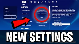 NEW FORTNITE SETTINGS Explained NEW Movement UI Revamp amp More [upl. by Renaldo549]