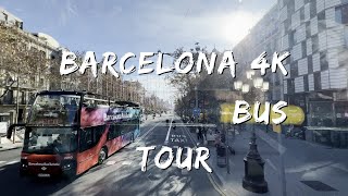 Barcelona Official Bus Tour  4K 60fps [upl. by Kiley]