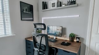 Budget Desk Setup  IKEA Desk Setup Tour [upl. by Itsyrk]