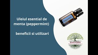 Uleiul esential de menta peppermint  beneficii si utilizari [upl. by Enilram]