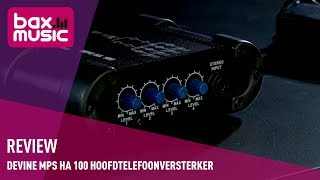 Devine MPS HA 100 Hoofdtelefoonversterker Review  Bax Music [upl. by Joann]