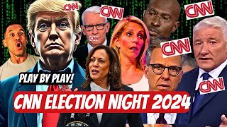 CNN REACTS to 2024 Election Results Full PlaybyPlay of EVERY Moment of Trumps Win [upl. by Dnalevelc]