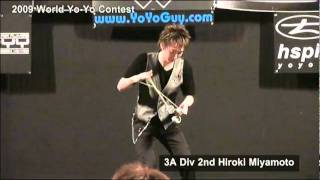 World YoYo Contest 2009  3A Div 2nd Hiroki Miyamoto [upl. by Nafri]