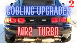 Mr2 Turbo SW20  Cooling System Upgrades  Installing RacerX Neck and Tree new hoses  Episode 2 [upl. by Fiel]