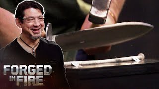 Bladesmith Breaks Out SECRET WEAPON  Forged in Fire Season 4 [upl. by Gayner]