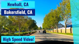 Newhall CA to Bakersfield CA  High Speed Driving Video [upl. by Clarence]