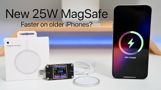 New MagSafe 25W Charger  Faster Than Expected on Old iPhone [upl. by Hanas]