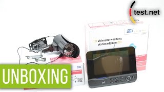 DNT  QuattSecureIP Starterset  Videoüberwachungssystem mit Smartphone App Unboxing  testnet [upl. by Ring37]