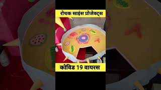 How COVID 19 Virus Spread scienceproject covid19 covidvaccine viral theguru bareilly shorts [upl. by Atiner]