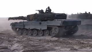 Polish and US Soldiers Conduct Tank Maneuverability Training in Poland warfighters [upl. by Enasus]