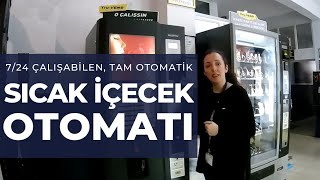 Çay Kahve Otomatı  TruVEND Maxi Kafe  Otomat Makineleri [upl. by Idnarb988]