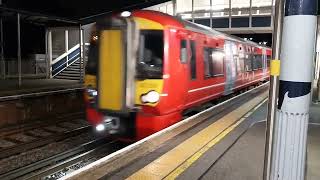 Gatwick Express Class 387205 Electrostar Arriving into Fareham The 1st of October 2024 [upl. by Siri]