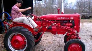 1956 IH Farmall 100 Tractor Demonstration [upl. by Aicemed]