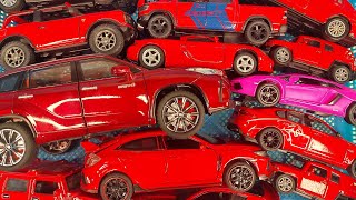 Box Full of Model Cars Ft Red Color Diecast Cars  4  Asmr [upl. by Eliades338]