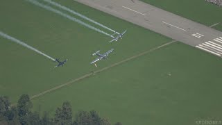 B25J Mitchell P38L Lightning F4U4 Corsair  Zigairmeet Mollis 2023 [upl. by Langelo790]