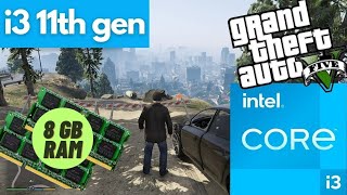 GTA V FIVE HINDI GAMEPLAY  i3 1125G4 8GB RAM Intel UHD 630 [upl. by Fredra356]