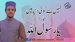 Nahi Ha Koi Dunia Ma Hamara Ya Rasool Allah  Ammad Naseem  Hearttouching klam [upl. by Anits80]