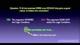 What is a Good Argument The Logic Condition [upl. by Supen]