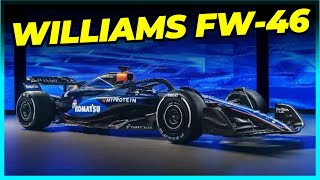 NEW WILLIAMS CAR FOR THE 2024 FORMULA 1 SEASON [upl. by Edik]