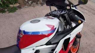 Honda CBR250RR Start up and Engine Sound [upl. by Gnep]