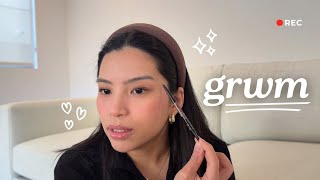 GRWM NATURAL MAKEUP TUTORIAL [upl. by Ruhtra418]