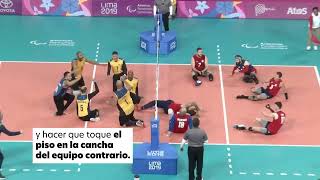 Voleibol Sentado emocionante deporte que se verá en los Parapanamericanos Juveniles 2023 [upl. by Still]