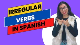 Irregular verbs in Spanish  present tense 📚 [upl. by Ecnaiva806]