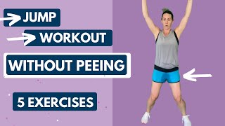 5 Pelvic Floor Exercises to Resolve Stress Incontinence with Jumping HIIT amp Exercise [upl. by Machos]