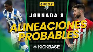 🎙 ALINEACIONES PROBABLES JORNADA 8 FANTASY 🏆 PREVIA con LESIONADOS SANCIONADOS y DUDAS [upl. by Viradis]