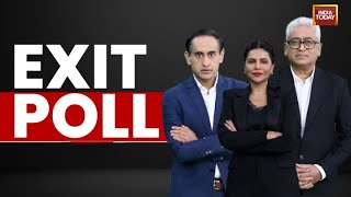 LIVE Haryana Exit Poll  Jammu And Kashmir Exit Poll  CVoter Poll broadcast by India Today [upl. by Melitta]