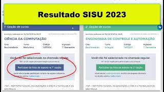 Resultado SISU 2023 Classificação SISU  Enem  Sisu  Lista de Espera  SISU 2023  Matrícula [upl. by Carlie]