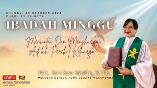 IBADAH MINGGU GEREJA POUK JEMAAT WASUPONDA 20 OKTOBER 2024  PUKUL 0530 WITA [upl. by Anthia]