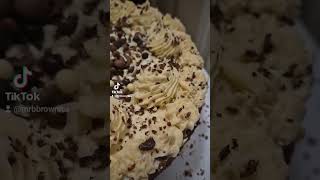 Check out how we build our new brownie cake wwwmrbbrowniesco uk [upl. by Terzas966]