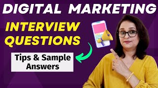 Digital Marketing Interview Questions and Answers  For Freshers and Experienced Candidates [upl. by Laenaj]