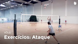 Exercícios ataque  Vôlei [upl. by Caleb8]