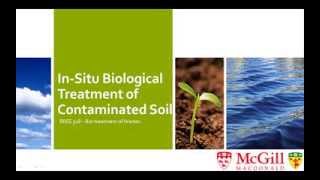 InSitu Biological Treatment of Contaminated Soil [upl. by Ellenohs]