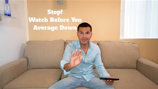 How to average down your stocks Tutorial for Beginners [upl. by Krid]