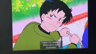 Sailor Moon Viz Dub  2 moments Mamoru Bullying Usagi [upl. by Peih329]