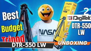 Unboxing Digitek DTR550 LW  Best Budget Tripod in 2024🔥  Camera Tripod Unboxing Mobile Tripod 🫡 [upl. by Palgrave]