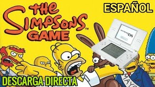 DESCARGAR THE SIMPSON THE GAME NDS EN ESPAÑOL GRATIS ROM PARA ANDROID PC EMULADOR LINK DESCARGA DIRE [upl. by Eilegna]