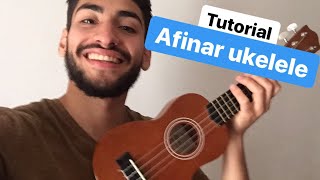 COMO AFINAR un UKELELE SOPRANO principiantes EN C  Tutorial para afinar UKELELE en DO paso a paso [upl. by Hutson453]