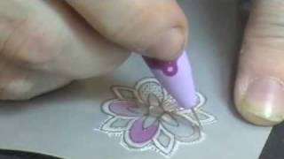 Parchment Crafting with SweetStampscom Rubber Stamps [upl. by Naitsabas]