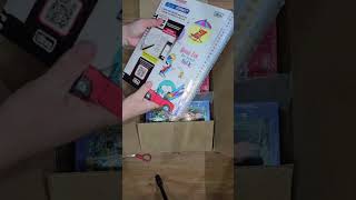 Unboxing Tilibra Parte 1 caderno papelaria shorts materialescolar tilibra unboxing [upl. by Nylekcaj]