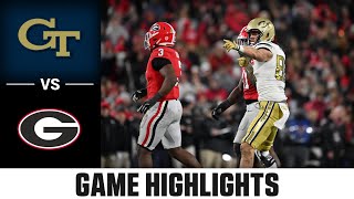 Georgia Tech vs Georgia Game Highlights  2024 ACC Football [upl. by Etsyrk]