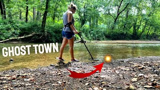 Metal Detecting for River Treasure at a Coal Mining Ghost Town [upl. by Hehre]