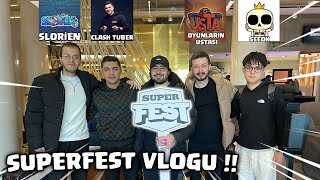 SUPERCELL SUPERFEST VLOGU   Clash Of Clans [upl. by Leakim]