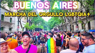 【4K】Marcha del Orgullo LGBTIQ Buenos Aires 2024  Buenos Aires Gay Pride Argentina [upl. by Negiam]