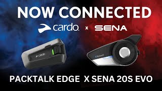 Cardo PackTalk Edge amp Sena 20S Evo Connectivity [upl. by Yrac463]