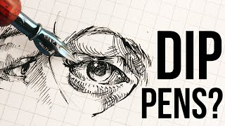 DIP PENS 101 Why do artists still use them [upl. by Bart]